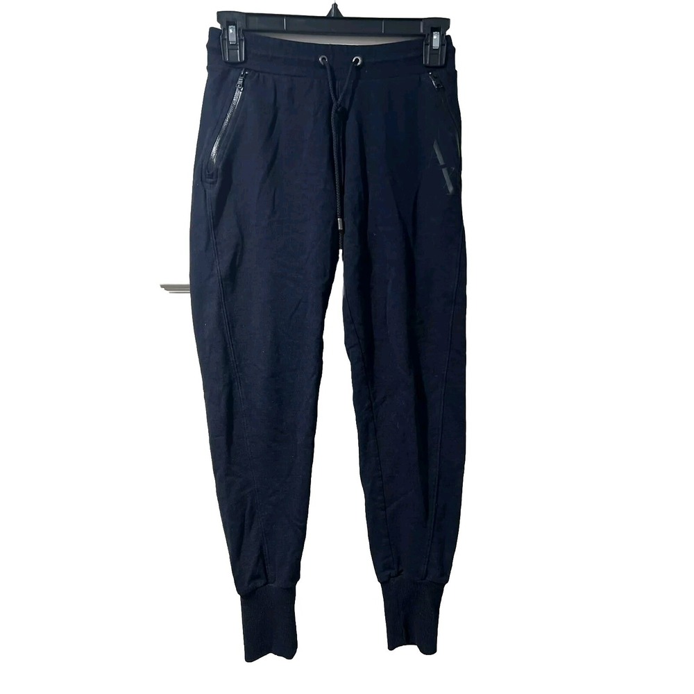 AX Armani Exchange Pants Zip Womens Blue Sweat Pants Jogger Size XXS A000865